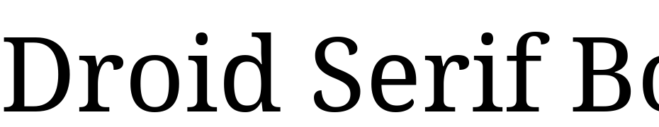 Droid Serif Bold Italic cкачати шрифт безкоштовно